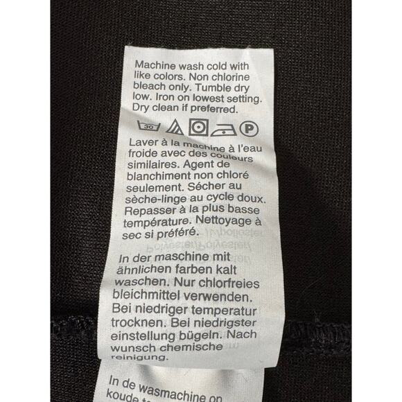 Madewell Texture & Thread Crepe Wrap Top True Black Size S - Picture 8 of 12